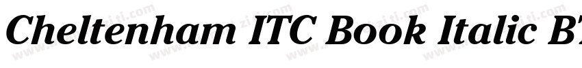 Cheltenham ITC Book Italic BT字体转换